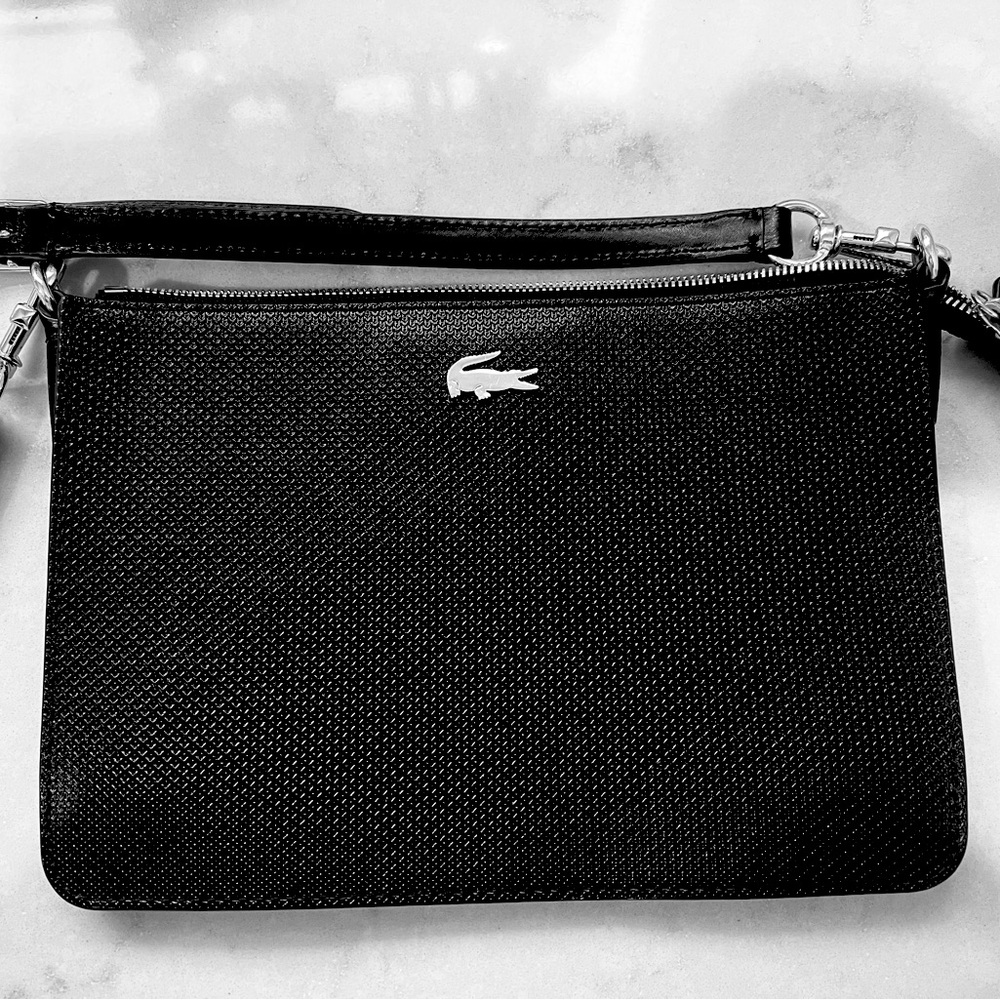 Lacoste Black woman’s shoulder/crossbody Bag